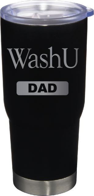 22 oz Matte Black Stainless Steel Tumbler Dad