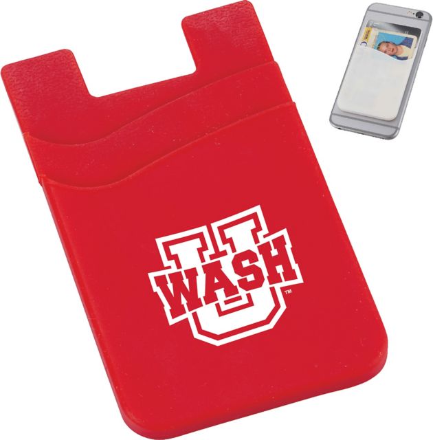 Washington University Bears Silicone Card Wallet