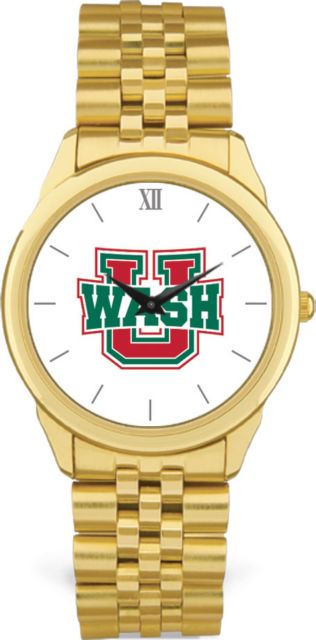 CSI Men's Gold Rolled Link Wristwatch  (Gift Box) With Colored Medallion - ONLINE ONLY