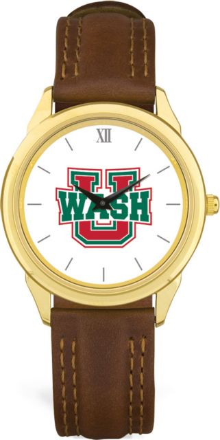 CSI Brownleather Wristwatch With  Colored Medallion - ONLINE ONLY