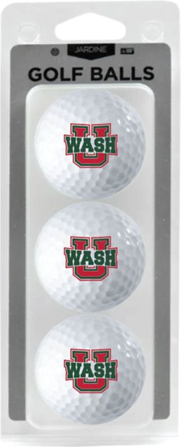 Washington University 3 Pack Golf Balls