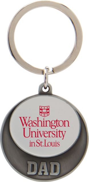 Washington University Dad Keychain: Washington University - St. Louis