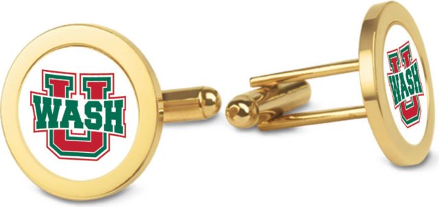 CSI Gold Cufflinks (Gift Boxed) With Colored Medallion - ONLINE ONLY