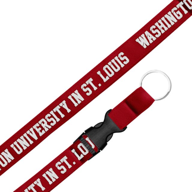 Washington University 3/4" Woven Lanyard