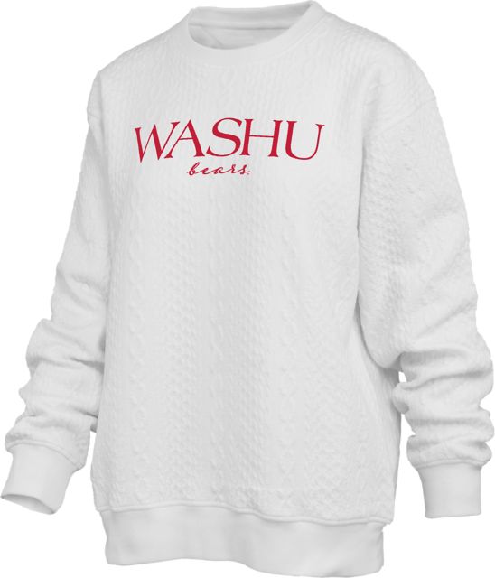 Washington University Bears Women's Oversized Crewneck Sweatshirt