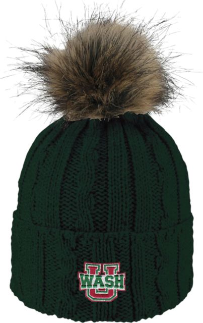 Washington University Bears Women's Fur Pom Beanie