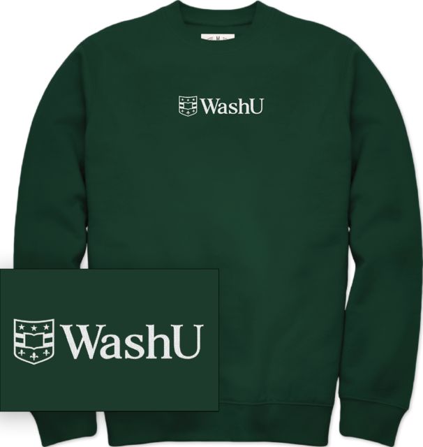 Washington University WashU Fleece Chainstitch Crewneck Sweatshirt