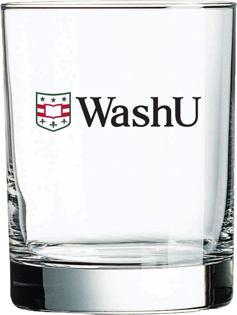Washington University 14 oz. Old Fashioned Glass