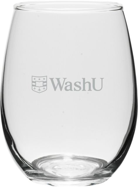 Washington University 15 oz. Wine Glass