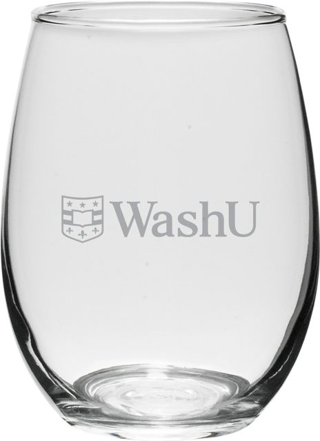 Washington University 21 oz. Wine Glass