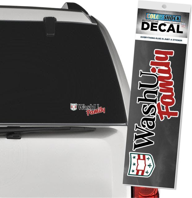 Washington University Family Decal