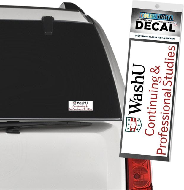Washington University Education Decal