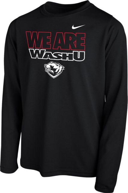 Washington University Youth Dri-Fit Bears Long Sleeve T-Shirt: Washington  University - St. Louis