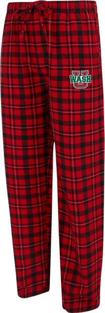 Washington University Bears Flannel Pants