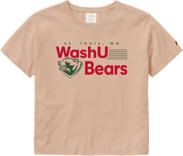Washington University Bears Women's Crop Short Sleeve T-Shirt