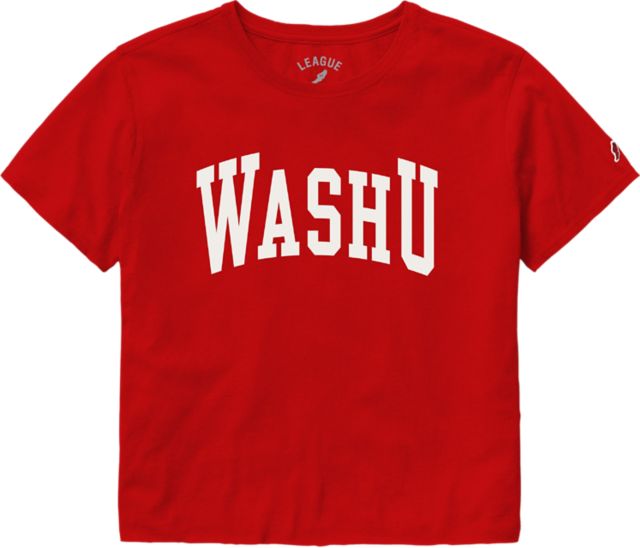 Washington University Short Sleeve Cropped T-Shirt