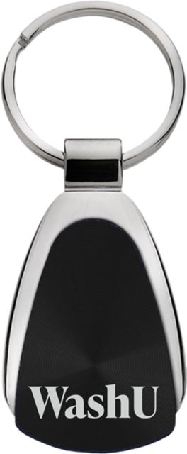 Washington University Teardrop Keychain