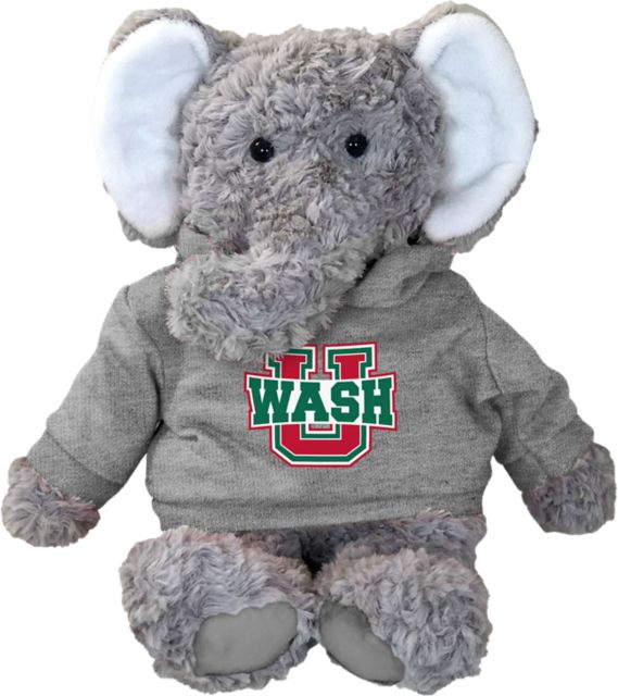 Washington University Bears Plush Animal with Hoodie