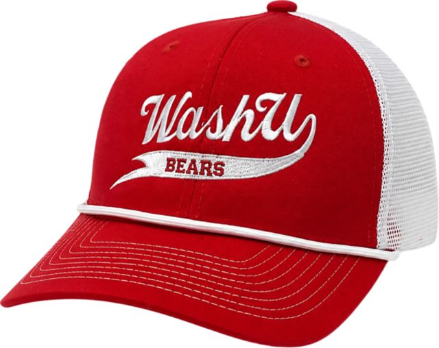 Washington University Bears Mesh Snapback Rope Cap