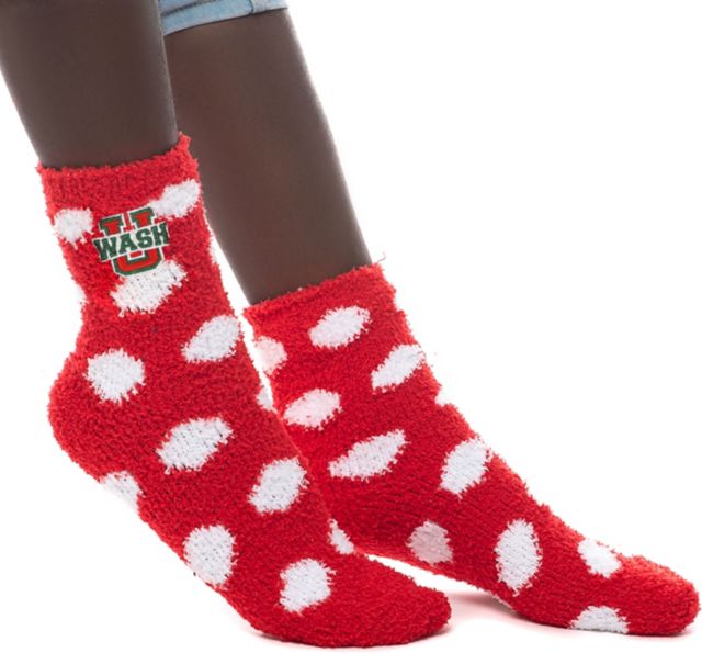 Washington University Women's Plush Socks