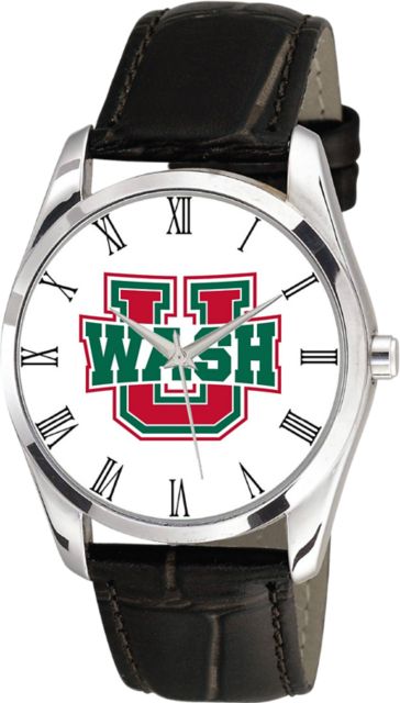 Washington University 26mm Ladies Leather Watch