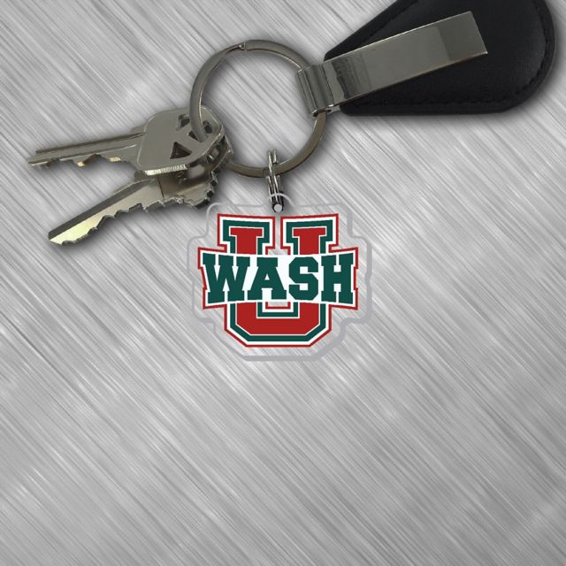 Washington University Bears Keychain