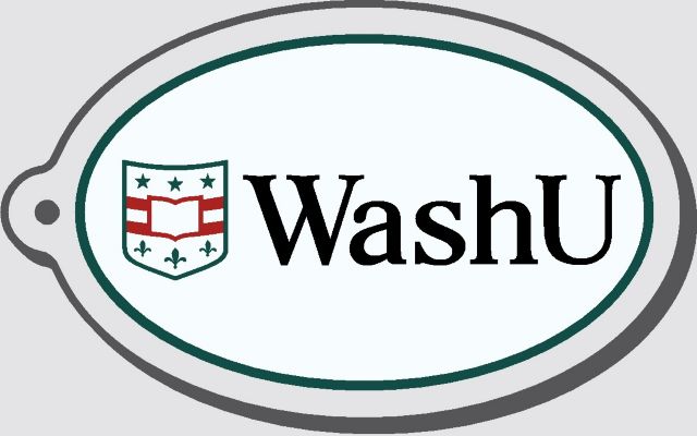 Washington University Keychain