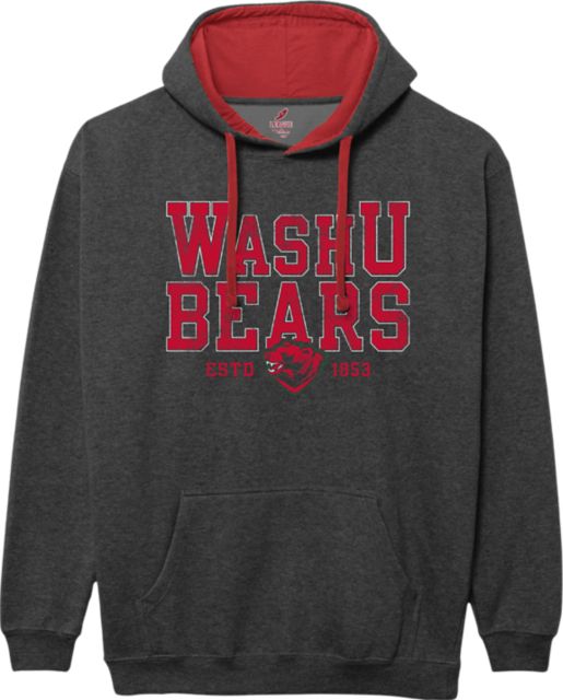 Washington University Bears Colorblock Hooded Sweatshirt