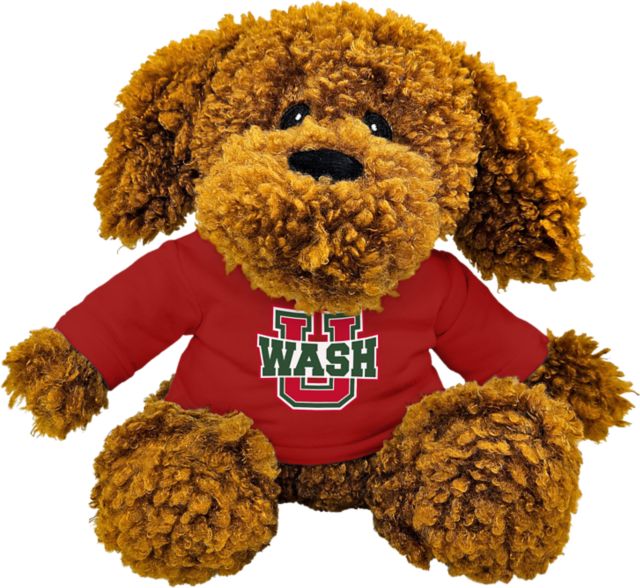 Washington University Bears 10" Mop Dog Plush with Hoodie