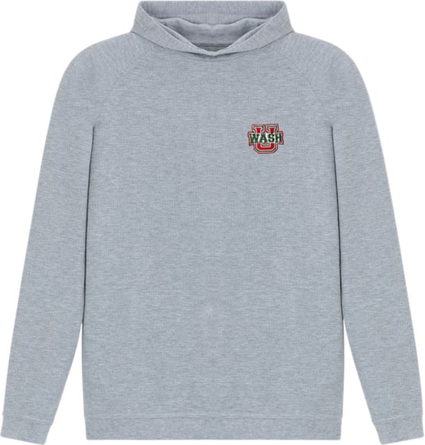 Washington University Waffle Hooded Long Sleeve T-Shirt