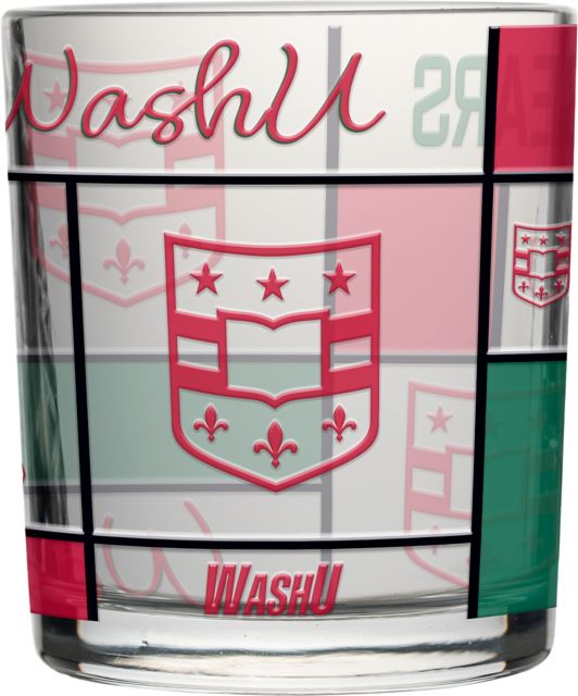 Washington University 12 oz. Rocks Glass