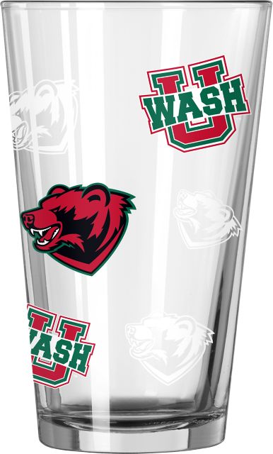 Washington University 16 oz. Pint Glass