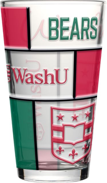 Washington University 16 oz. Pint Glass
