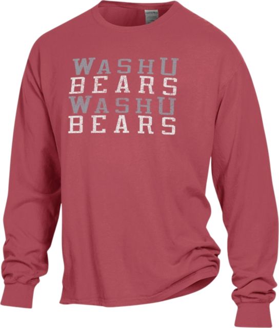 Washington University Garment Dyed Long Sleeve Tee - ONLINE ONLY