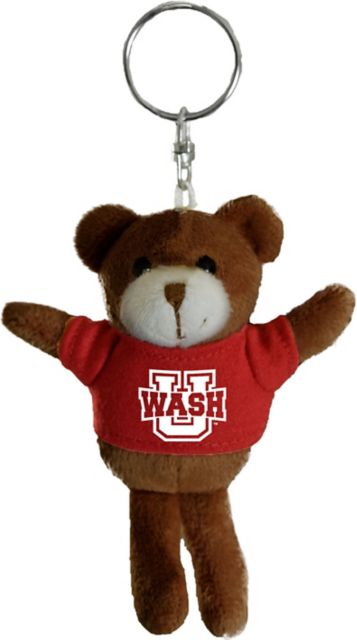 Washington University Bears Plush Keychain