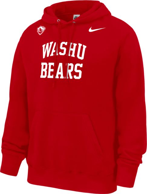 Washington University Bears Club Hooded Sweatshirt