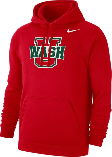 Washington University Bears Fleece Pullover Hooded Sweatshirt