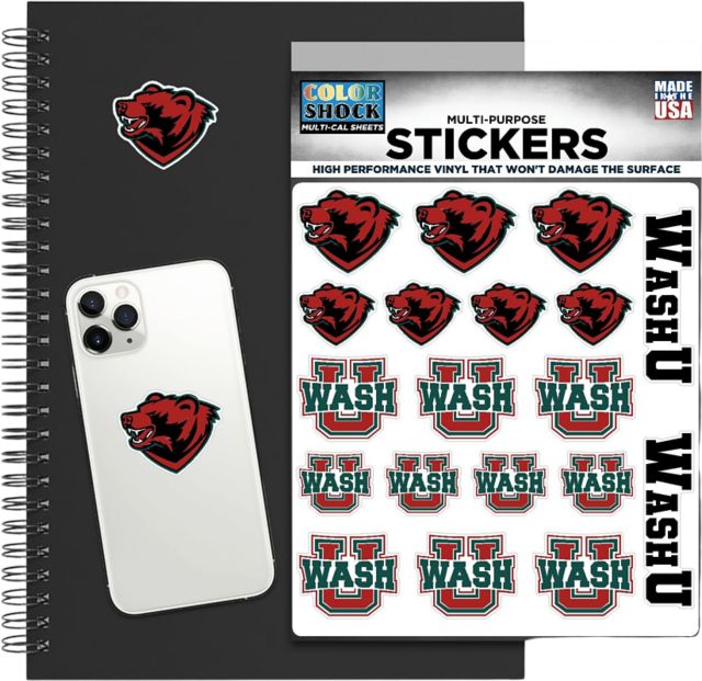Washington University Sticker Sheet