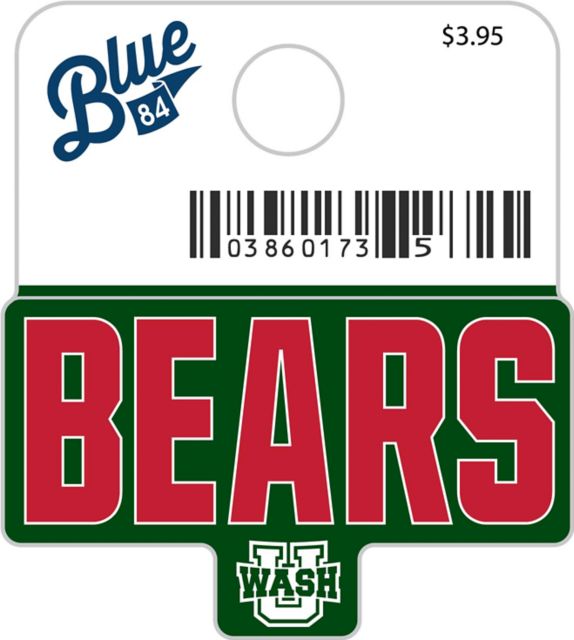 Washington University Bears Mini Sticker