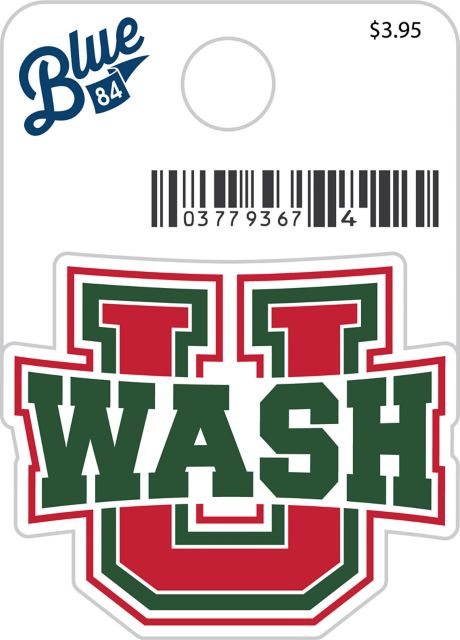 Washington University Bears Mini Sticker