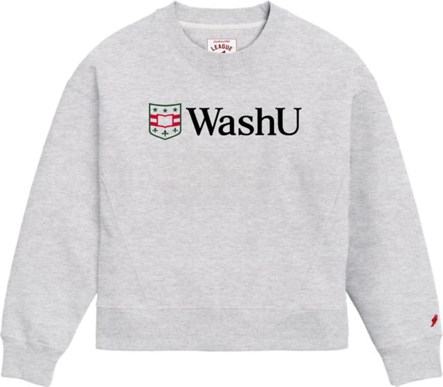 Washington University Bears Women's Boxy Crewneck Sweatshirt