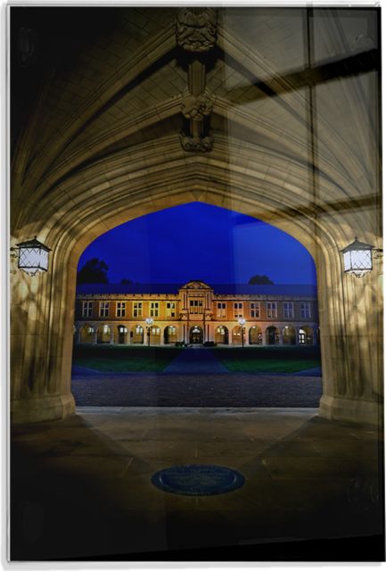 Campus Night 16x24 Acrylic Wall Art