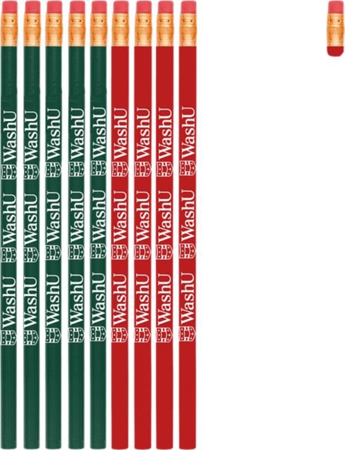 Washington University 10 Count #2 Pencils
