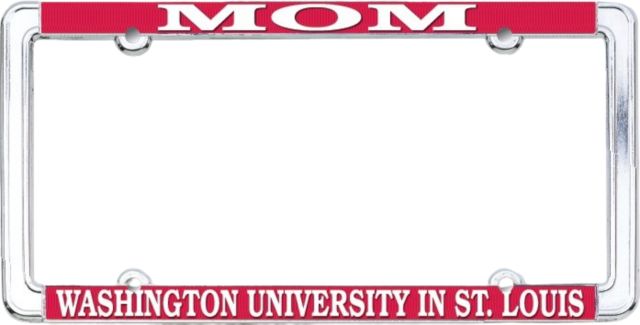 Washington University Mom License Plate Frame