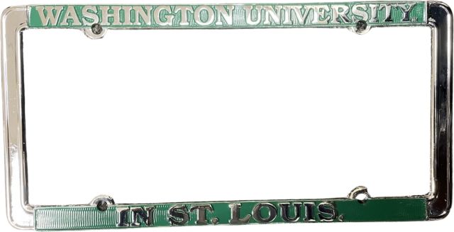 Washington University Alumni Chrome License Plate Frame