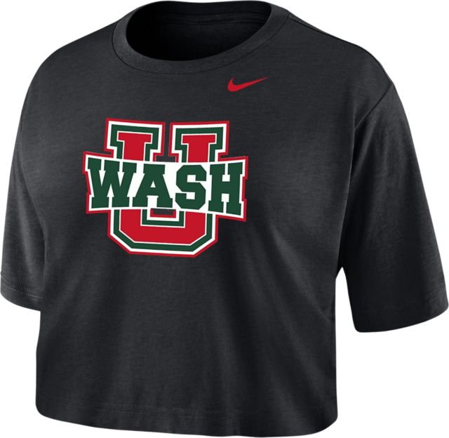 Washington University Bears Women's Crop Short Sleeve T-Shirt