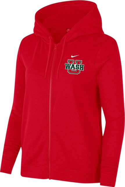 Washington University Bears Women's Varsity Fleece Full Zip Hooded Sweatshirt