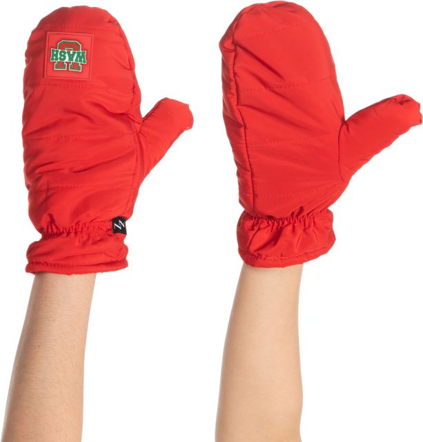 Washington University Women's Puffer Mittens