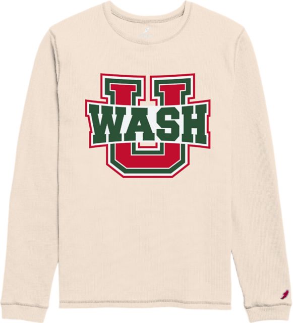 Washington University Bears Waffle Crewneck Sweatshirt