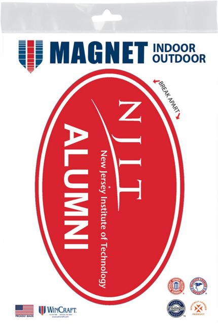 New Jersey Institute of Technology Alumni 3.5 x 5.5 Oval Magnet